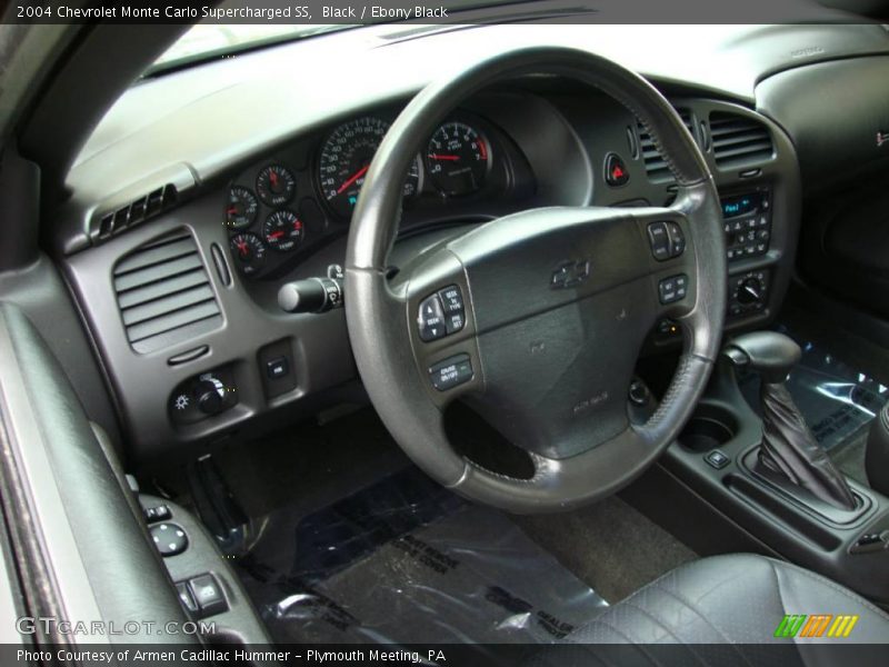 Black / Ebony Black 2004 Chevrolet Monte Carlo Supercharged SS