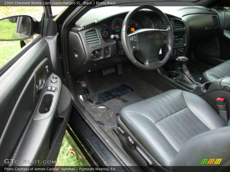 Black / Ebony Black 2004 Chevrolet Monte Carlo Supercharged SS
