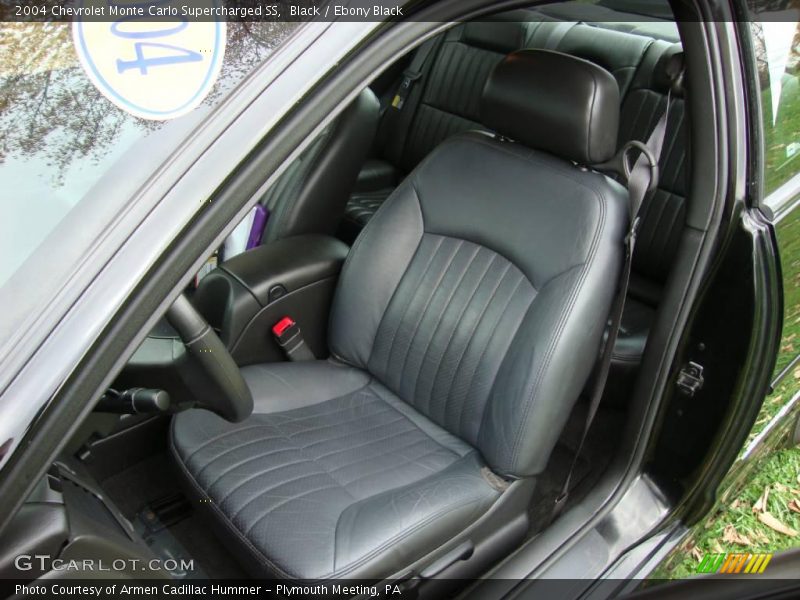 Black / Ebony Black 2004 Chevrolet Monte Carlo Supercharged SS