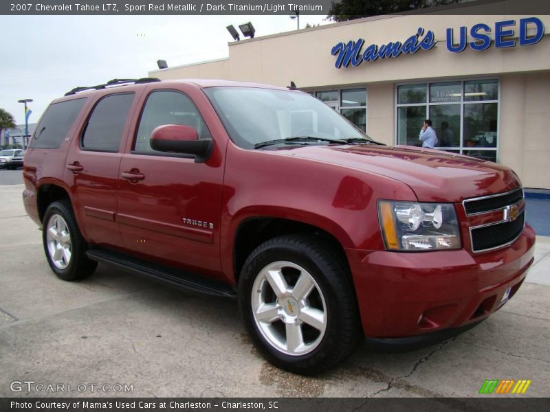 Sport Red Metallic / Dark Titanium/Light Titanium 2007 Chevrolet Tahoe LTZ