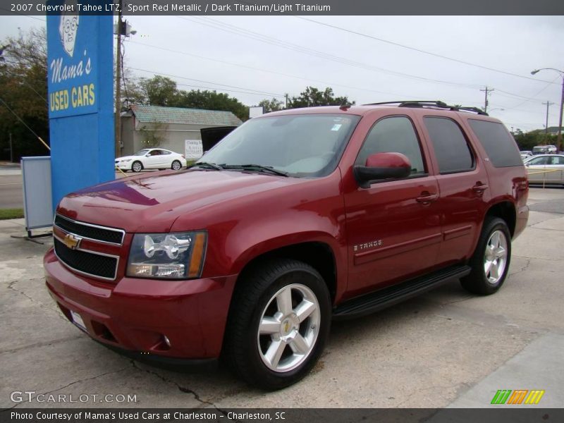 Sport Red Metallic / Dark Titanium/Light Titanium 2007 Chevrolet Tahoe LTZ