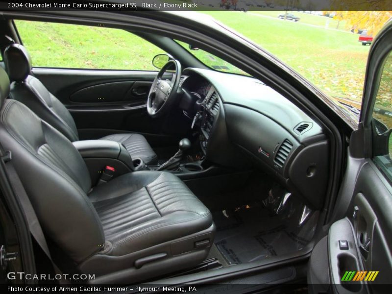 Black / Ebony Black 2004 Chevrolet Monte Carlo Supercharged SS