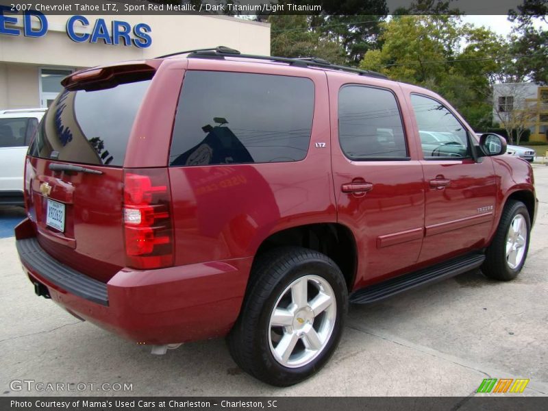 Sport Red Metallic / Dark Titanium/Light Titanium 2007 Chevrolet Tahoe LTZ