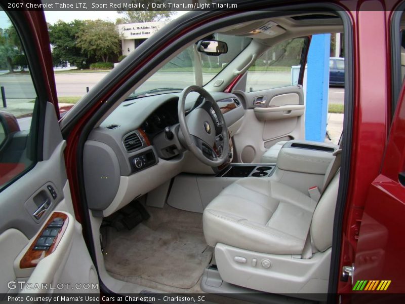 Sport Red Metallic / Dark Titanium/Light Titanium 2007 Chevrolet Tahoe LTZ