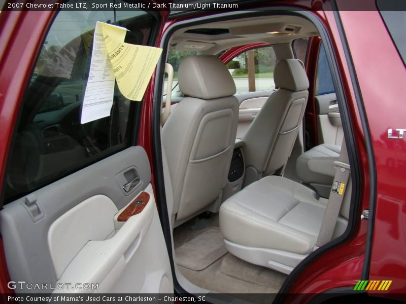 Sport Red Metallic / Dark Titanium/Light Titanium 2007 Chevrolet Tahoe LTZ