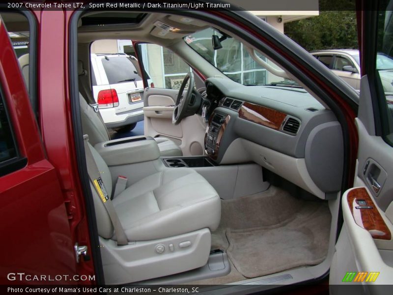 Sport Red Metallic / Dark Titanium/Light Titanium 2007 Chevrolet Tahoe LTZ