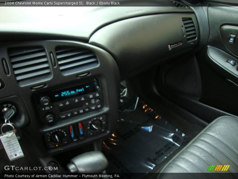 Black / Ebony Black 2004 Chevrolet Monte Carlo Supercharged SS