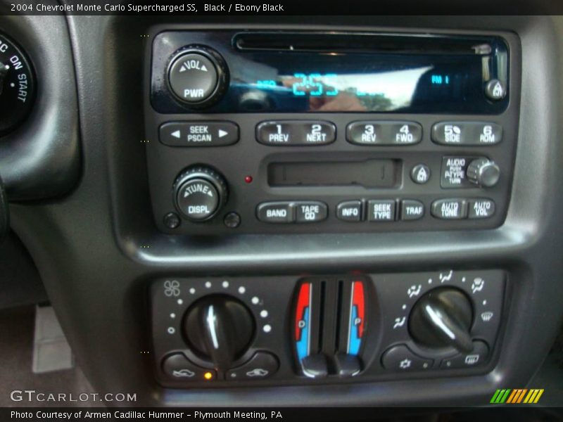 Black / Ebony Black 2004 Chevrolet Monte Carlo Supercharged SS