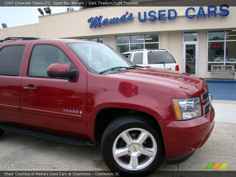 Sport Red Metallic / Dark Titanium/Light Titanium 2007 Chevrolet Tahoe LTZ