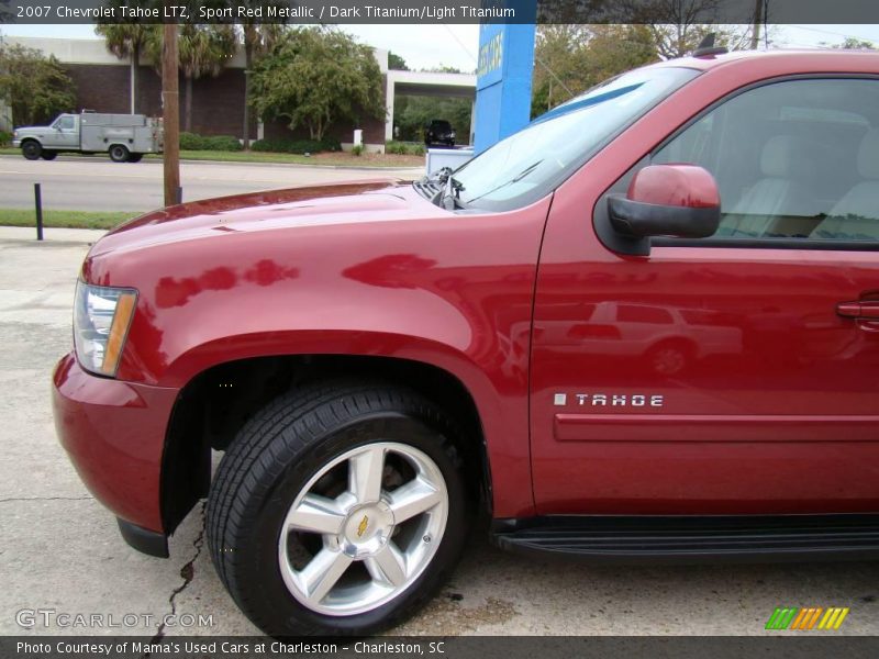 Sport Red Metallic / Dark Titanium/Light Titanium 2007 Chevrolet Tahoe LTZ