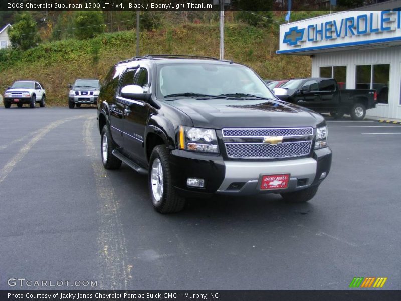 Black / Ebony/Light Titanium 2008 Chevrolet Suburban 1500 LT 4x4