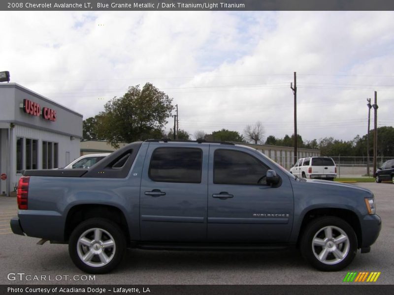Blue Granite Metallic / Dark Titanium/Light Titanium 2008 Chevrolet Avalanche LT