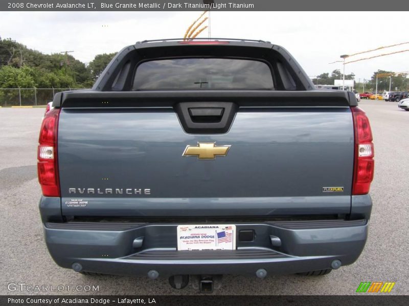 Blue Granite Metallic / Dark Titanium/Light Titanium 2008 Chevrolet Avalanche LT