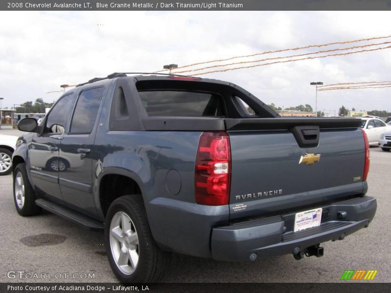 Blue Granite Metallic / Dark Titanium/Light Titanium 2008 Chevrolet Avalanche LT