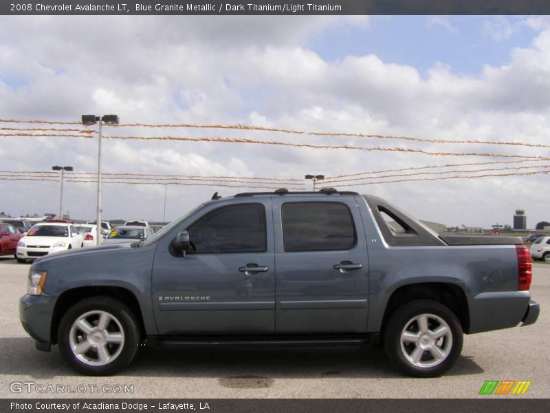 Blue Granite Metallic / Dark Titanium/Light Titanium 2008 Chevrolet Avalanche LT