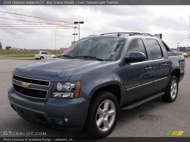 Blue Granite Metallic / Dark Titanium/Light Titanium 2008 Chevrolet Avalanche LT