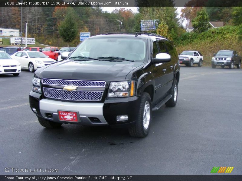 Black / Ebony/Light Titanium 2008 Chevrolet Suburban 1500 LT 4x4
