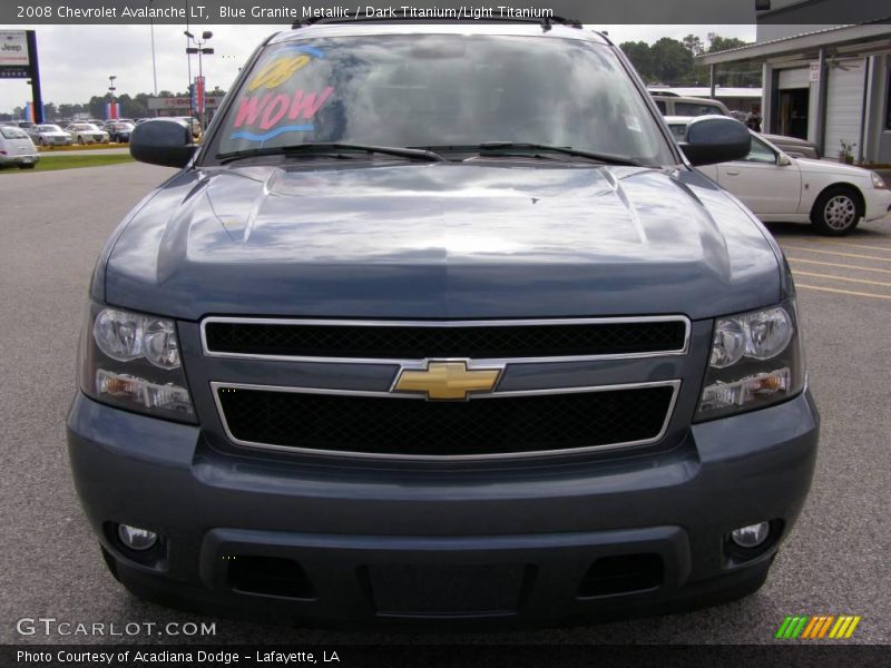 Blue Granite Metallic / Dark Titanium/Light Titanium 2008 Chevrolet Avalanche LT