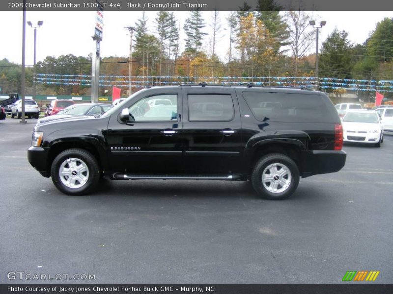 Black / Ebony/Light Titanium 2008 Chevrolet Suburban 1500 LT 4x4