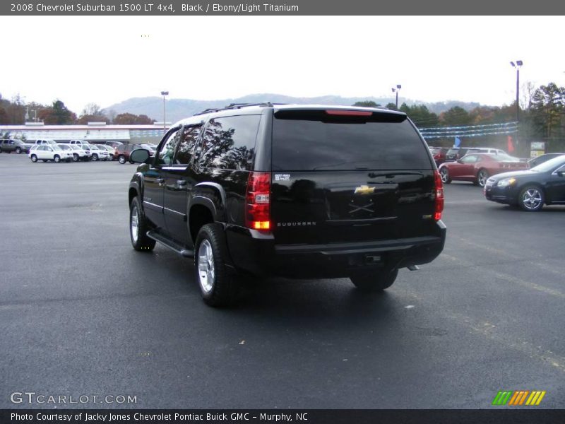 Black / Ebony/Light Titanium 2008 Chevrolet Suburban 1500 LT 4x4