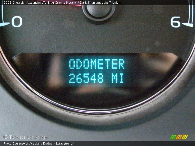 Blue Granite Metallic / Dark Titanium/Light Titanium 2008 Chevrolet Avalanche LT