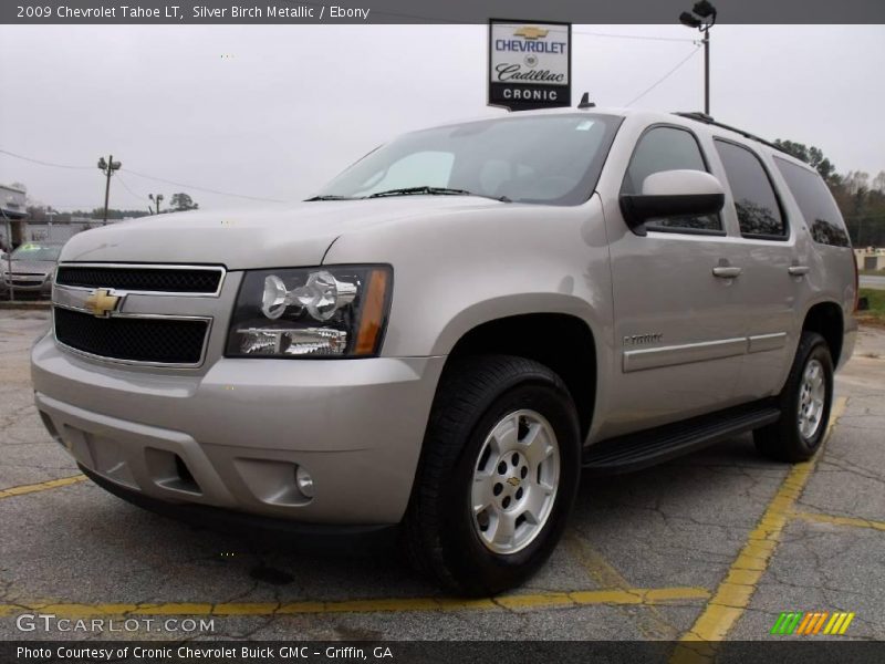 Silver Birch Metallic / Ebony 2009 Chevrolet Tahoe LT