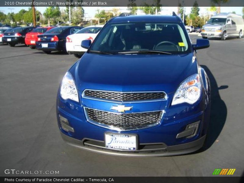 Navy Blue Metallic / Jet Black 2010 Chevrolet Equinox LT