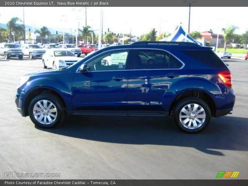 Navy Blue Metallic / Jet Black 2010 Chevrolet Equinox LT