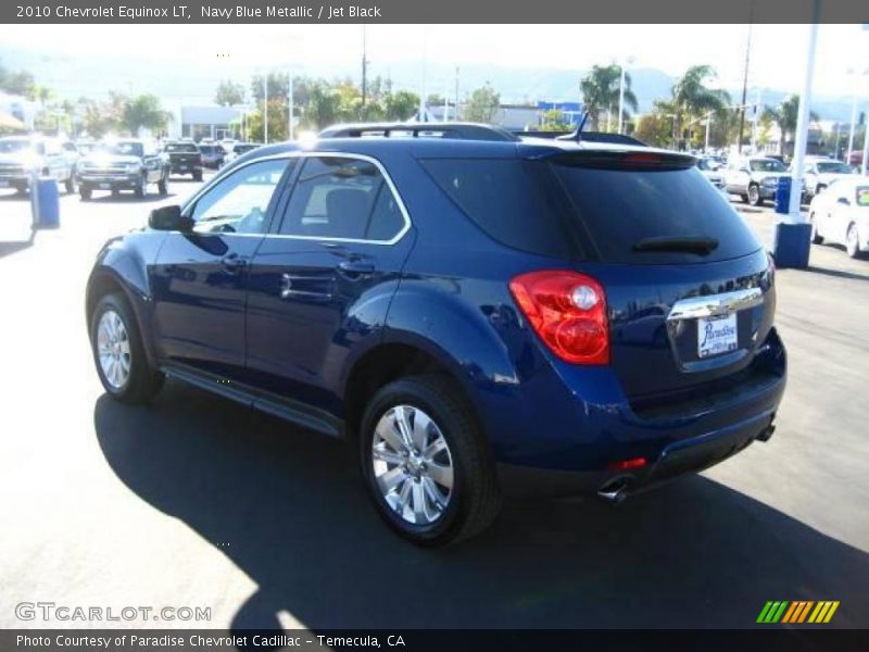 Navy Blue Metallic / Jet Black 2010 Chevrolet Equinox LT