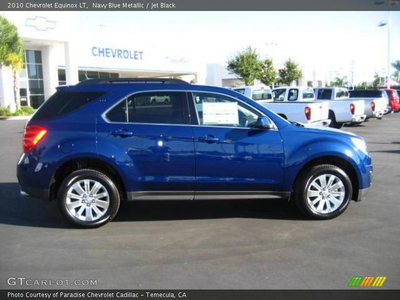 Navy Blue Metallic / Jet Black 2010 Chevrolet Equinox LT