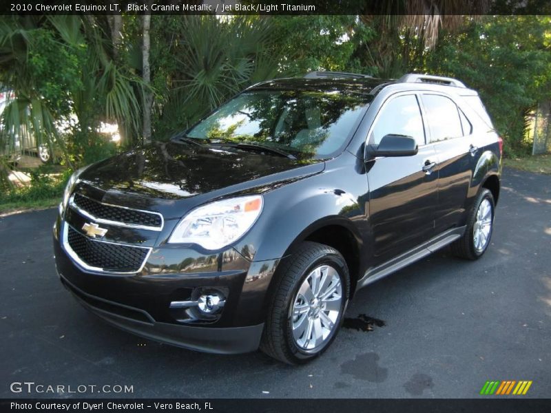 Black Granite Metallic / Jet Black/Light Titanium 2010 Chevrolet Equinox LT