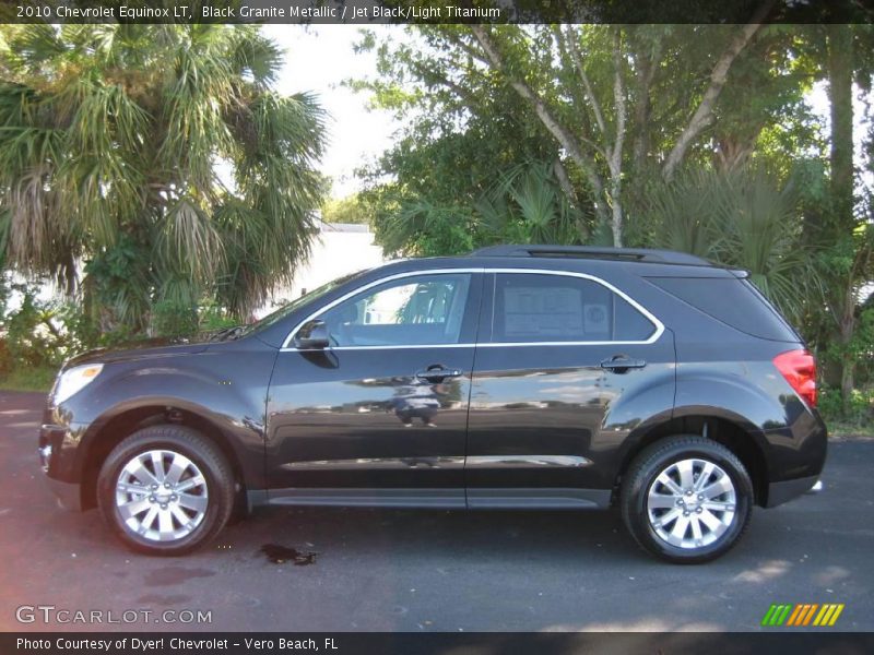 Black Granite Metallic / Jet Black/Light Titanium 2010 Chevrolet Equinox LT