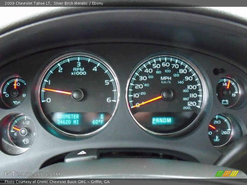 Silver Birch Metallic / Ebony 2009 Chevrolet Tahoe LT