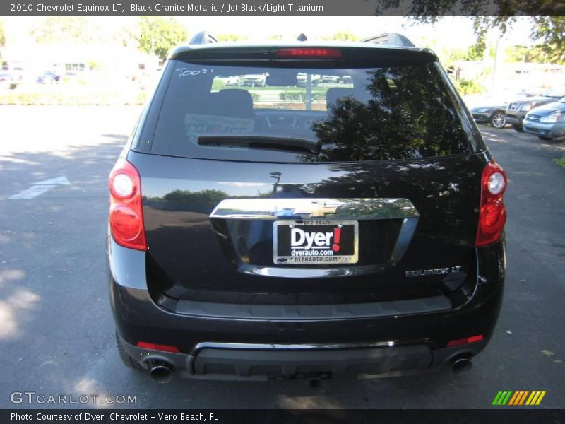 Black Granite Metallic / Jet Black/Light Titanium 2010 Chevrolet Equinox LT