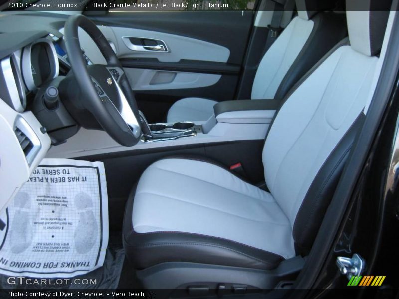Black Granite Metallic / Jet Black/Light Titanium 2010 Chevrolet Equinox LT
