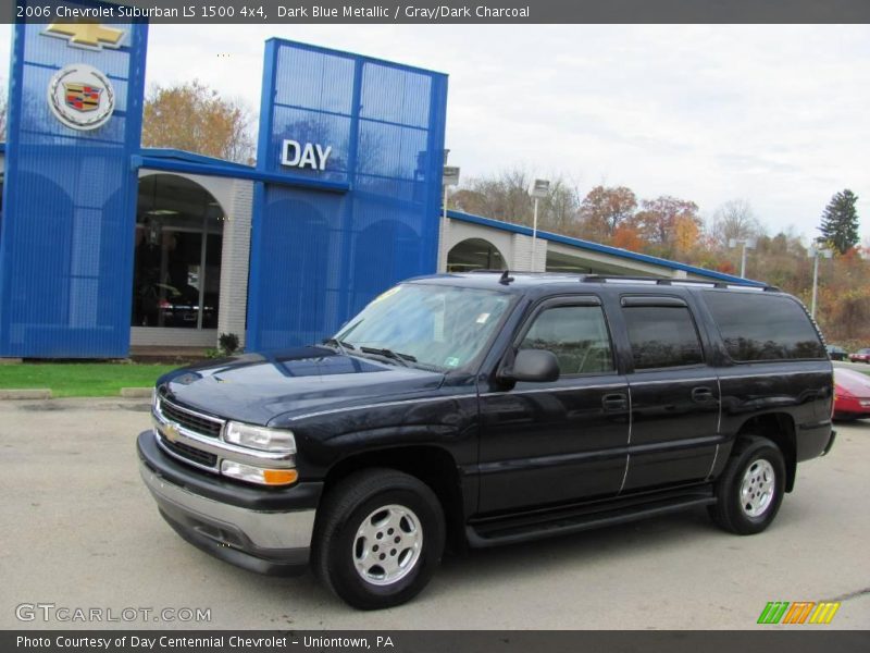 Dark Blue Metallic / Gray/Dark Charcoal 2006 Chevrolet Suburban LS 1500 4x4