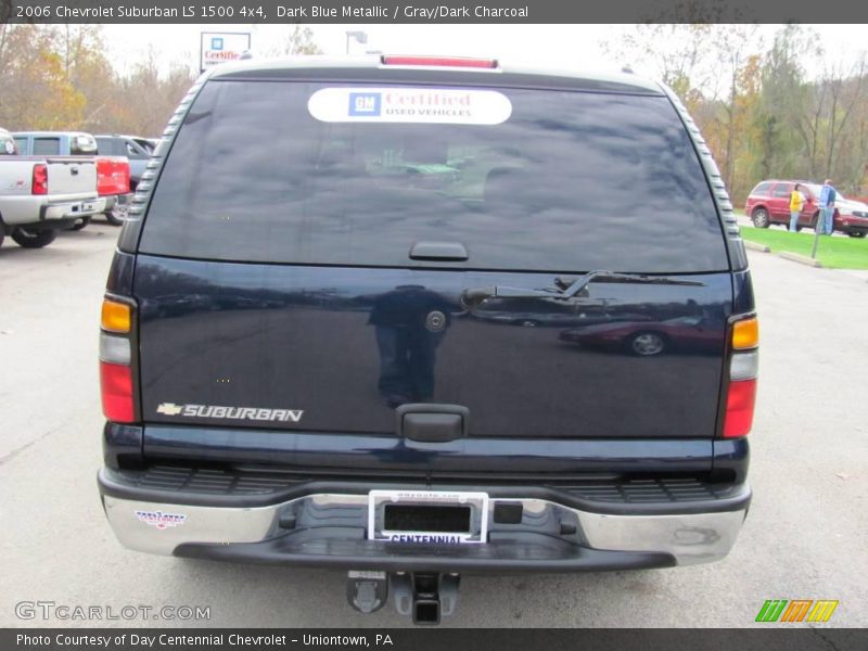 Dark Blue Metallic / Gray/Dark Charcoal 2006 Chevrolet Suburban LS 1500 4x4