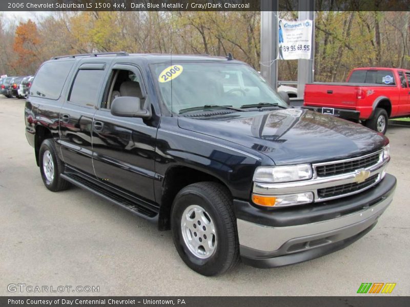Dark Blue Metallic / Gray/Dark Charcoal 2006 Chevrolet Suburban LS 1500 4x4