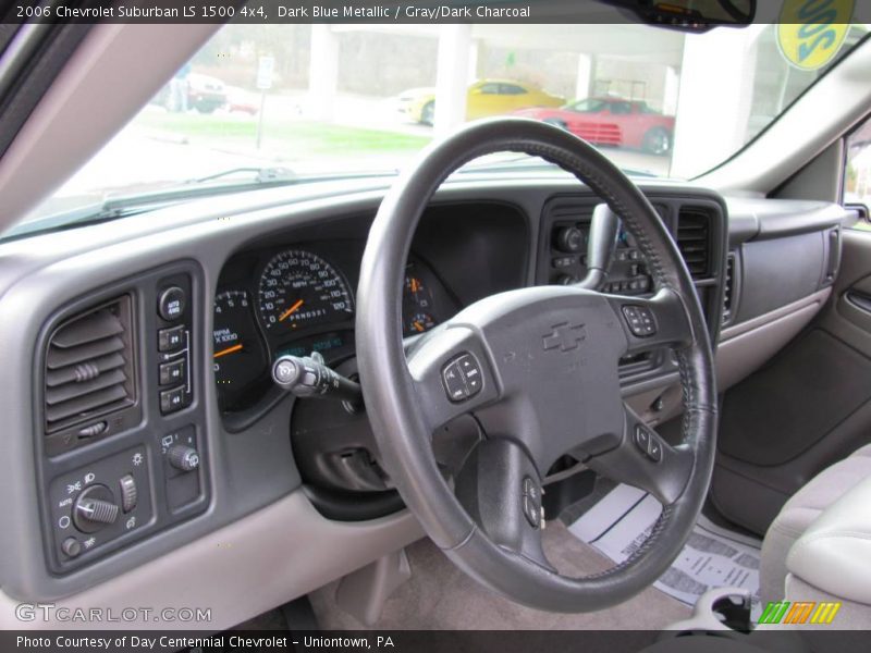 Dark Blue Metallic / Gray/Dark Charcoal 2006 Chevrolet Suburban LS 1500 4x4