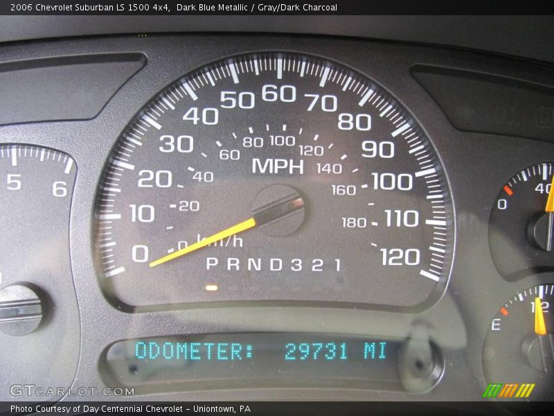 Dark Blue Metallic / Gray/Dark Charcoal 2006 Chevrolet Suburban LS 1500 4x4