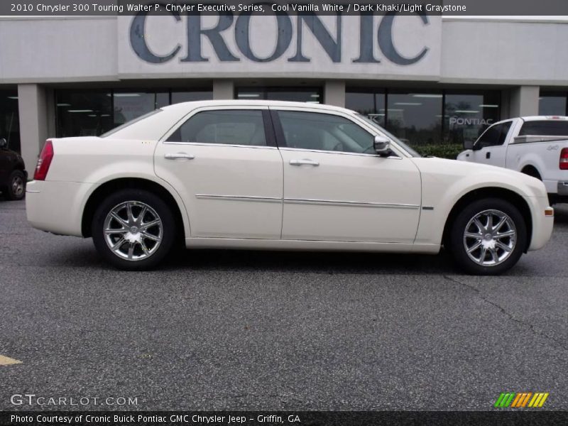 Cool Vanilla White / Dark Khaki/Light Graystone 2010 Chrysler 300 Touring Walter P. Chryler Executive Series