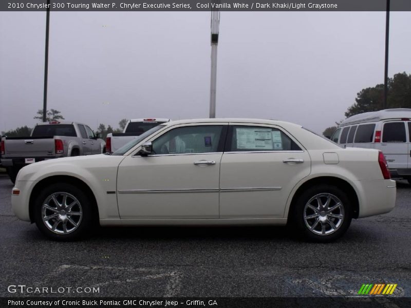 Cool Vanilla White / Dark Khaki/Light Graystone 2010 Chrysler 300 Touring Walter P. Chryler Executive Series