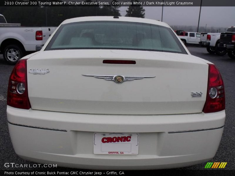 Cool Vanilla White / Dark Khaki/Light Graystone 2010 Chrysler 300 Touring Walter P. Chryler Executive Series