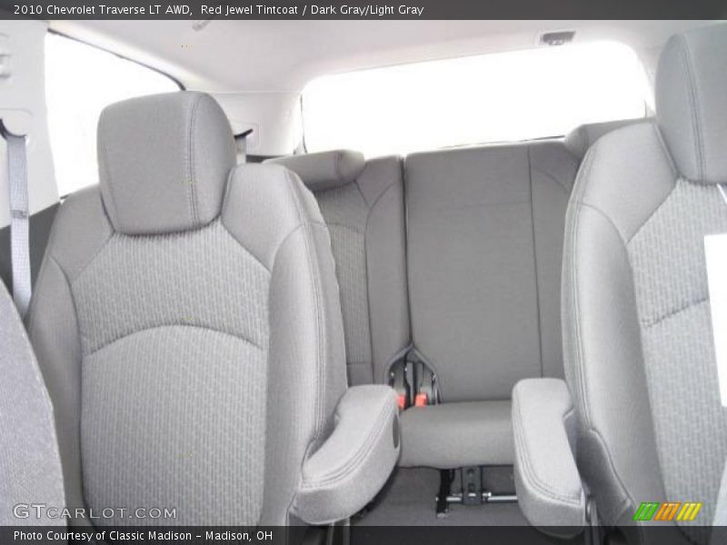 Red Jewel Tintcoat / Dark Gray/Light Gray 2010 Chevrolet Traverse LT AWD