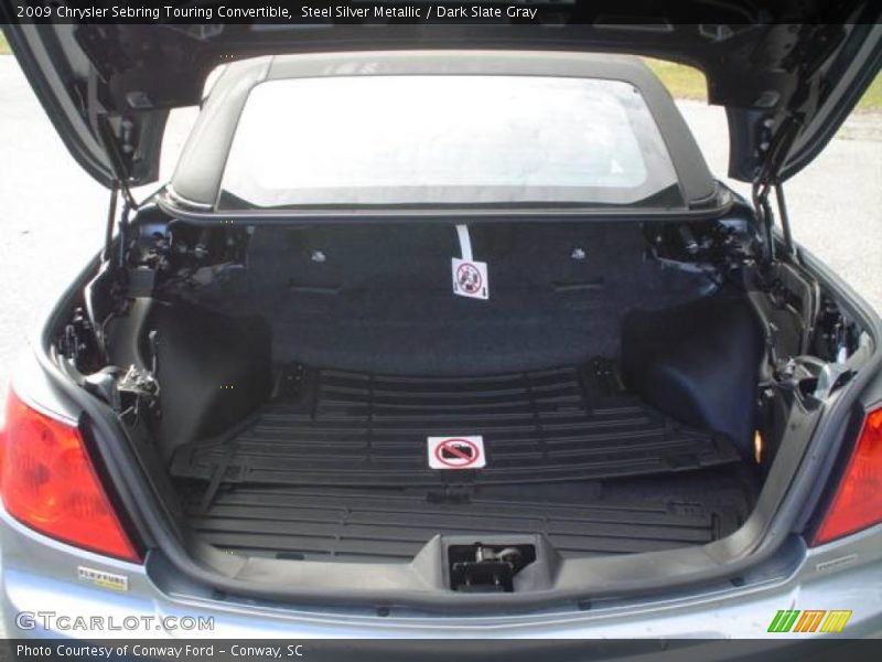 Steel Silver Metallic / Dark Slate Gray 2009 Chrysler Sebring Touring Convertible