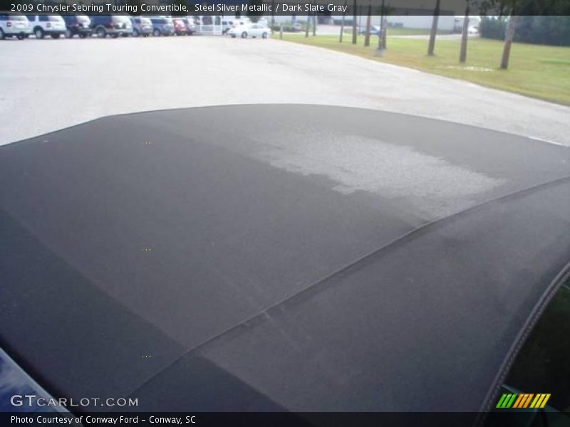 Steel Silver Metallic / Dark Slate Gray 2009 Chrysler Sebring Touring Convertible