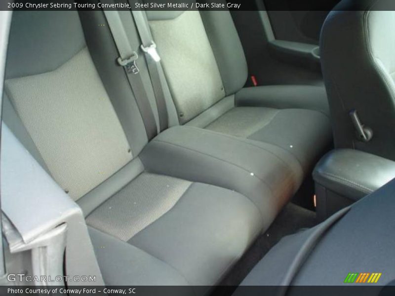 Steel Silver Metallic / Dark Slate Gray 2009 Chrysler Sebring Touring Convertible