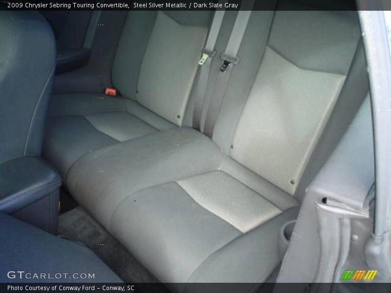 Steel Silver Metallic / Dark Slate Gray 2009 Chrysler Sebring Touring Convertible