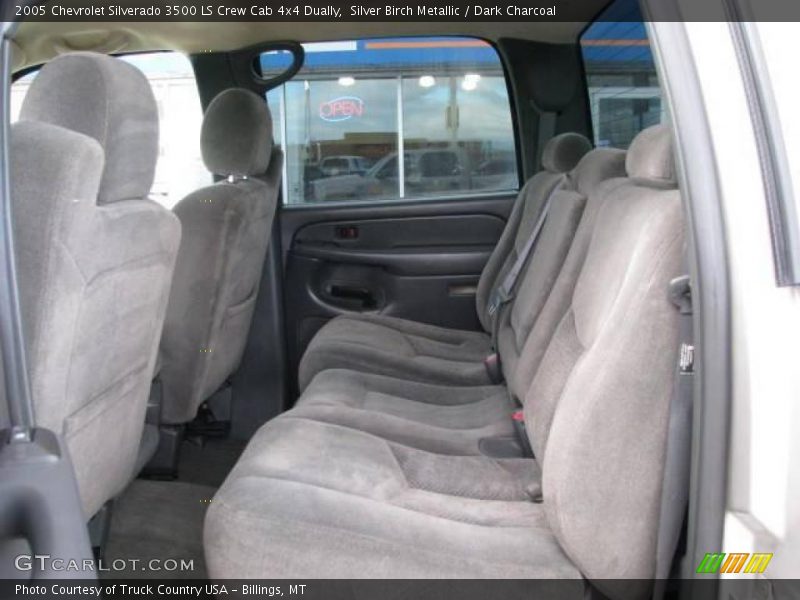 Silver Birch Metallic / Dark Charcoal 2005 Chevrolet Silverado 3500 LS Crew Cab 4x4 Dually