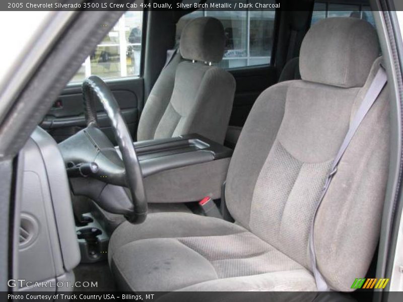 Silver Birch Metallic / Dark Charcoal 2005 Chevrolet Silverado 3500 LS Crew Cab 4x4 Dually